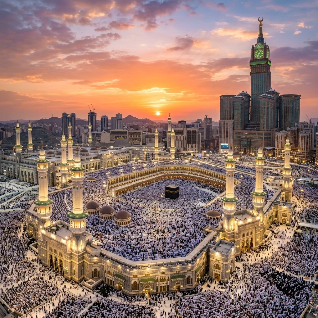 Makkah Sunset Aerial